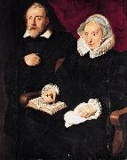Portrait of Elisabeth Mertens and Her Late Husband Cornelis de Vos